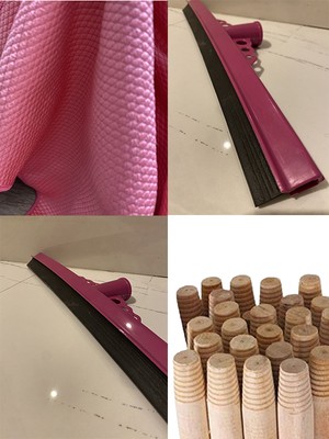 Renk Yapı Rüyası Çekpas Gürgan Sap Takım 1 Adet Mikrofiber Bez 55 cm Çek Çek + Gürgen Sap