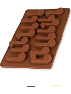 Tinky Winky Nota Figürlü Silikon Çikolata, Kek , Sabun, Dondurma Kalıbı