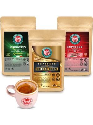 Limanlar Serisi ( Golden Horn, Venezia, Genova )  Espresso Kahve Blend Tanışma Seti 100GR X3 Paket