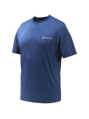 Beretta Flash Tech T-Shirt Mavi Large