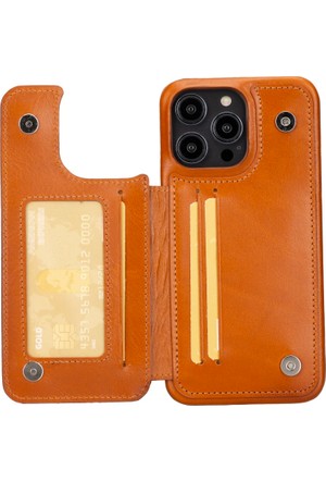 Bouletta Apple iPhone 14 Series Detachable Leather Wallet Case Darker Color - Mw, iPhone 15 Plus / Tan / Leather