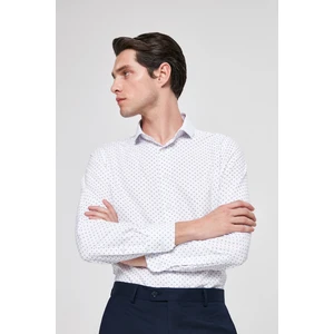 Twn Slim Fit Beyaz Baskılı Gömlek 9EF022104288M