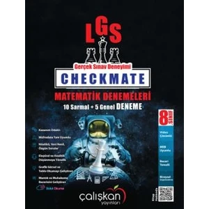 Çalışkan Yayınları 8. Sınıf Checkmate Matematik Branş Denemeleri (10 Sarmal+5 Genel)
