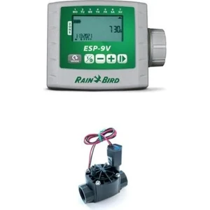Rain Bird RAIN BIRD Esp 9V Pilli Kontrol Ünitesi Selenoid Vana Seti 1 Istasyon