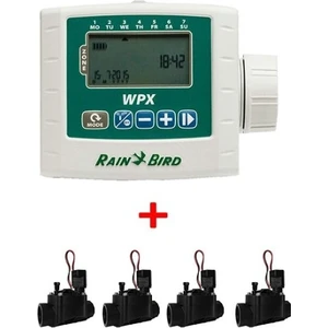 Rain Bird  Esp 9V Pilli Kontrol Ünitesi Selenoid Vana Seti 4 Istasyon 4 Vana