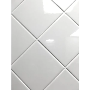 Armada Çini 20X20 cm Düz Beyaz Çini Seramik Karo