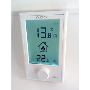 Rc 225 Kablolu Oda Termostatı Dijital Dik Ekran