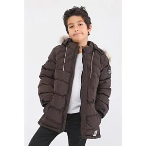 Keep Out Benittokids Natural Kürklü Erkek Çocuk Kaban 51237
