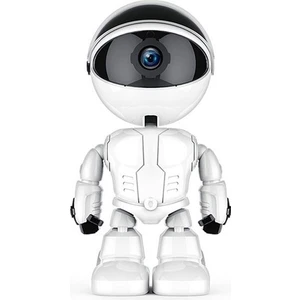 Robot Görünümlü Wifi Güvenlik Kamerası Kablosuz Gece Görüşlü Iç Mekan Camera