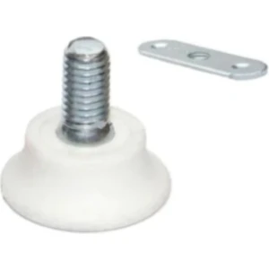 A Design Küçük Bingo Beyaz Ayak M8 + Bağlantı Sacı (4'lü Paket)