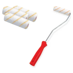 A Design Parmak Rulo Takım (Rulo Sapı + 3 Adet Rulo Ucu 10 Cm'lik)