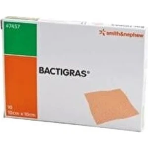 BACTIGRAS-KLORHEKDISIN Tül Yara Yanık Bakım Örtüsü 10cmX10cm 1 Koli (120 Adet)