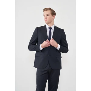 Çetinkaya Mentality 3118 Lacivert Yunter Loco Slim Fit Takım Elbise