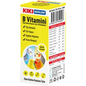 Kiki Excellent Kuş B Vitamini 25 Ml. KB106
