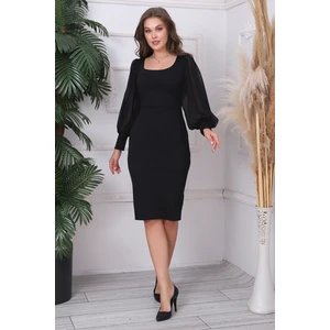 Rokka Moda Yuvarlak Yaka Balık Elbise