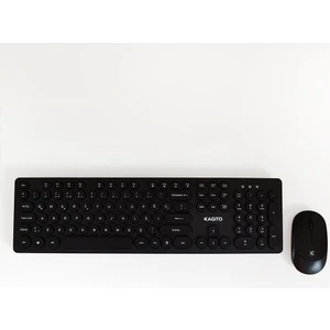 Retro Kablosuz Klavye & Mouse Set (Black)