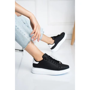 L.A Polo Kadın Spor Ayakkabı Suni Deri Günlük Düz Taban Bağcıklı Tasarım