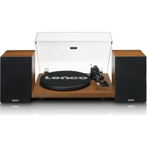 LS-480WD Dahili Amplifikatörlü Bluetooth 2 Harici Hoparlörlü Plak Çalar Pikap Ahşap