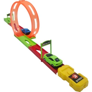 Farbu Oyuncak 2 Arabalı Tek Fırlatıcılı 70 cm Drag Yarış Pisti
