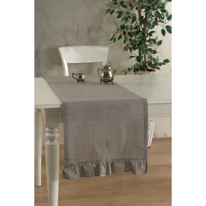 Ödel Home Keten Fırfırlı Runner / Sunum / Servis Örtüsü