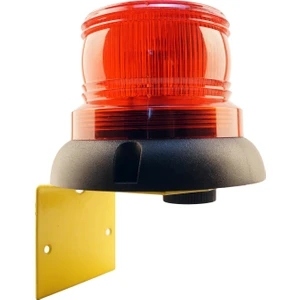 Ø90 Ikaz Lamba Yanıp Sönen Buzzer L Montaj Ms 713 Kırmızı 12VDC