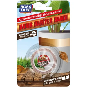 Boss Tape Salyangoz Sümüklü Böcek Engelleyici Bakır Bariyer Bandı En:18mm Boy:2mt