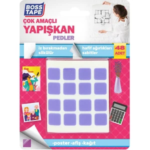 Boss Tape Çift Taraflı İz Bırakmaz Balon Poster Süs Yapıştırma Bandı
