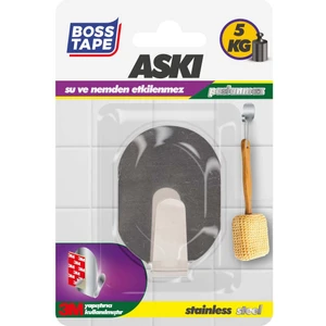 Boss Tape Paslanmaz Çelik Gövde Inox Banyo Mutfak Duvar Askısı