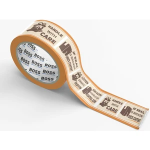 Boss Tape Dikkatli Taşıyın Handle With Care Uyarılı Baskılı Koli Bandı En:50mm Boy:66mt