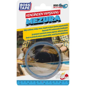 Boss Tape Kendinden Yapışkanlı Ip Takviyeli Terzi Metresi - 100CM Mezura