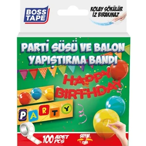 Boss Tape Parti Süsü ve Balon Yapıştırma Bandı