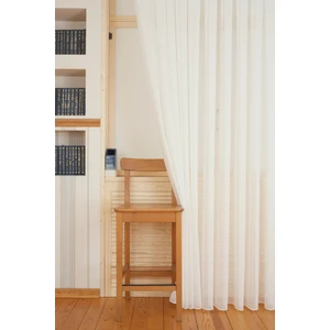 Keten Tül Ekru 1-2,5 Orta Sık Pile 100X260 Cm