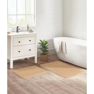 Mino Kaydırmaz Taban Bej 2li Banyo Paspası 60 x 100 - 50 x 60