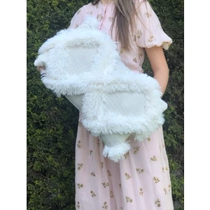 Sevara Dekor El Dokuması Bohem Morocco Püsküllü Kırlent Kılıfı