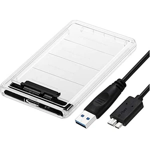4266 2.5 USB 3.0 Harici SSD Harddisk Şeffaf Satataşınabilir HDD Kutusu