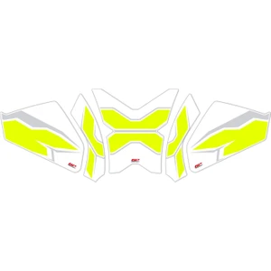 GP Kompozit CF Moto 250 CL-X 2022-2024 Uyumlu Tank Pad Seti Sarı