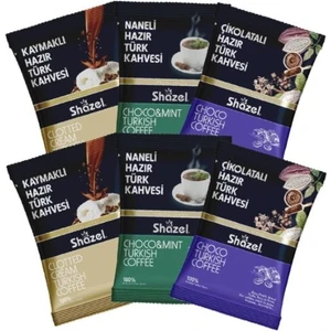 Karma Special Hazır Türk Kahvesi 6'lı (100 gr. x 6 Adet) Naneli, Çikolatalı, Kaymaklı Türk Kahvesi