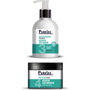 Yıpranmış ve Kuru Saçlara Özel Onarıcı Keratin Botox ve Maskesi Seti