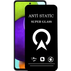 Kzy Samsung Galaxy A52 Tam Kaplayan Anti Statik Çizilmez Safir Ekran Koruyucu Cam