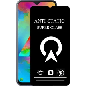 Kzy Samsung Galaxy M20 Tam Kaplayan Anti Statik Çizilmez Safir Ekran Koruyucu Cam