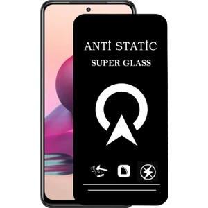 Kzy Xiaomi Redmi Note 10S Tam Kaplayan Anti Statik Çizilmez Safir Ekran Koruyucu Cam