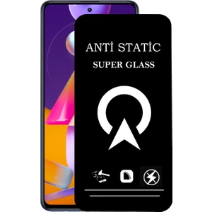 Kzy Samsung Galaxy M31S Tam Kaplayan Anti Statik Çizilmez Safir Ekran Koruyucu Cam