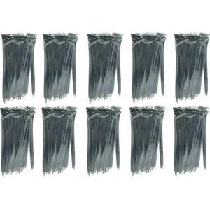 Cırt Kelepçe 2.5x200 mm Siyah 10 Paket 1000 Adet Kablo Bağı 2.5x20 Cm