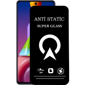 Kzy Samsung Galaxy M51 Tam Kaplayan Anti Statik Çizilmez Safir Ekran Koruyucu Cam