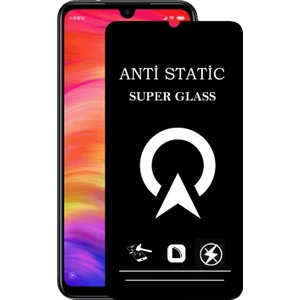 Kzy Xiaomi Redmi Note 7 Tam Kaplayan Anti Statik Çizilmez Safir Ekran Koruyucu Cam