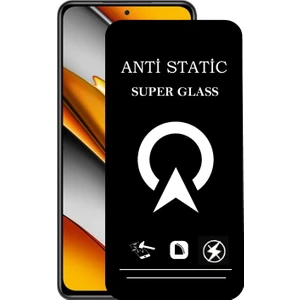 Kzy Xiaomi Poco F3 Tam Kaplayan Anti Statik Çizilmez Safir Ekran Koruyucu Cam