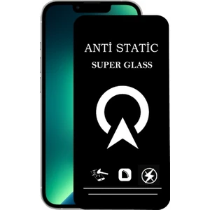 Kzy Apple iPhone 13 Pro Tam Kaplayan Anti Statik Çizilmez Safir Ekran Koruyucu Cam