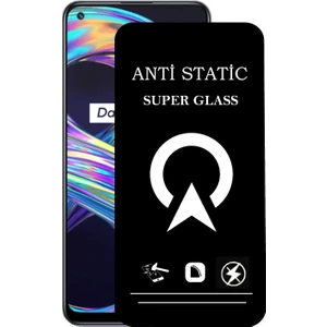 Kzy Realme 8 Tam Kaplayan Anti Statik Çizilmez Safir Ekran Koruyucu Cam