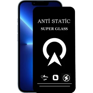 Kzy Apple iPhone 13 Pro Max Tam Kaplayan Anti Statik Çizilmez Safir Ekran Koruyucu Cam