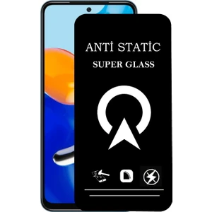 Kzy Xiaomi Redmi Note 11 Tam Kaplayan Anti Statik Çizilmez Safir Ekran Koruyucu Cam